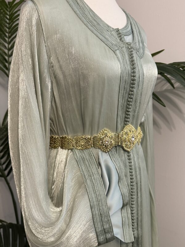 takchita organza teal