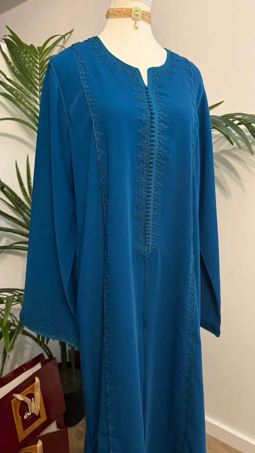 simple caftan blue simple caftan blue