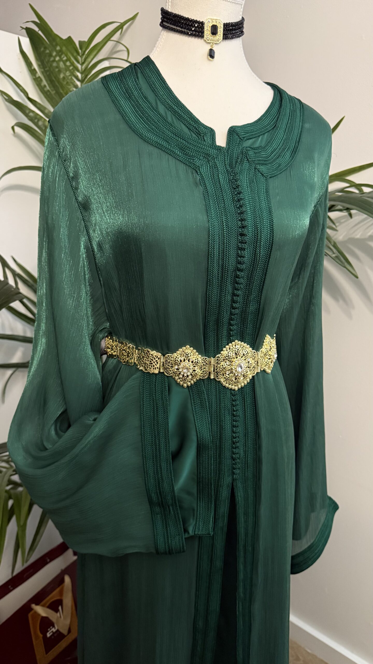 takchita organza royal green takchita organza royal green