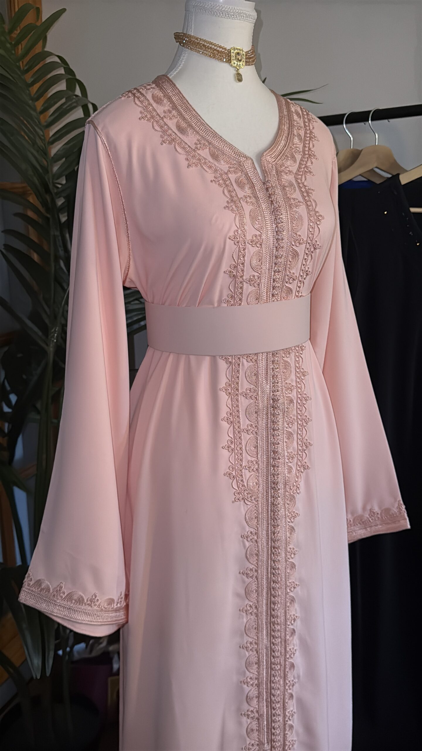 dusty pink caftan dusty pink caftan