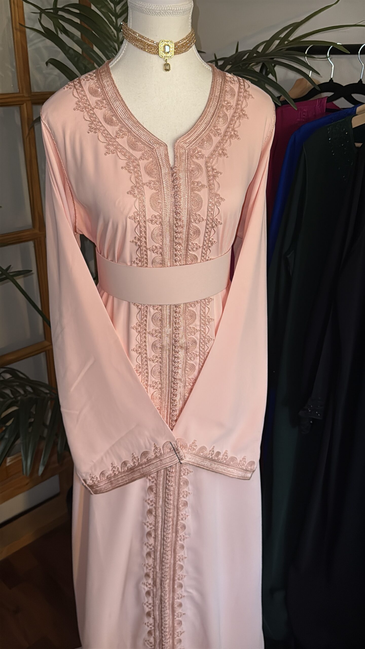 dusty pink caftan dusty pink caftan